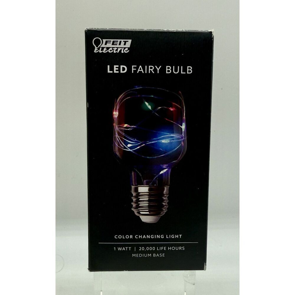 Feit Electric FY/NP/RGB/LED E26‎ Medium Clear 120V 1W Specialty LED Bulb